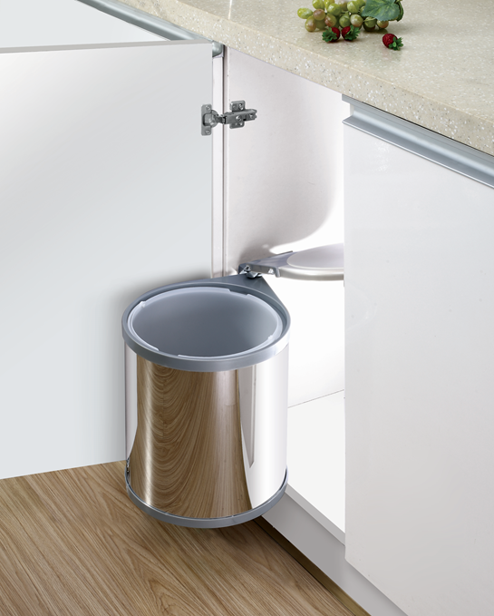 Dustbin Round Stainless Steel