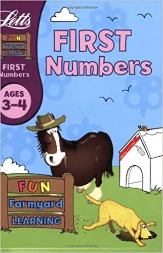 First Numbers Age 3-4 (Letts Fun Farmyard Learning) Paperback