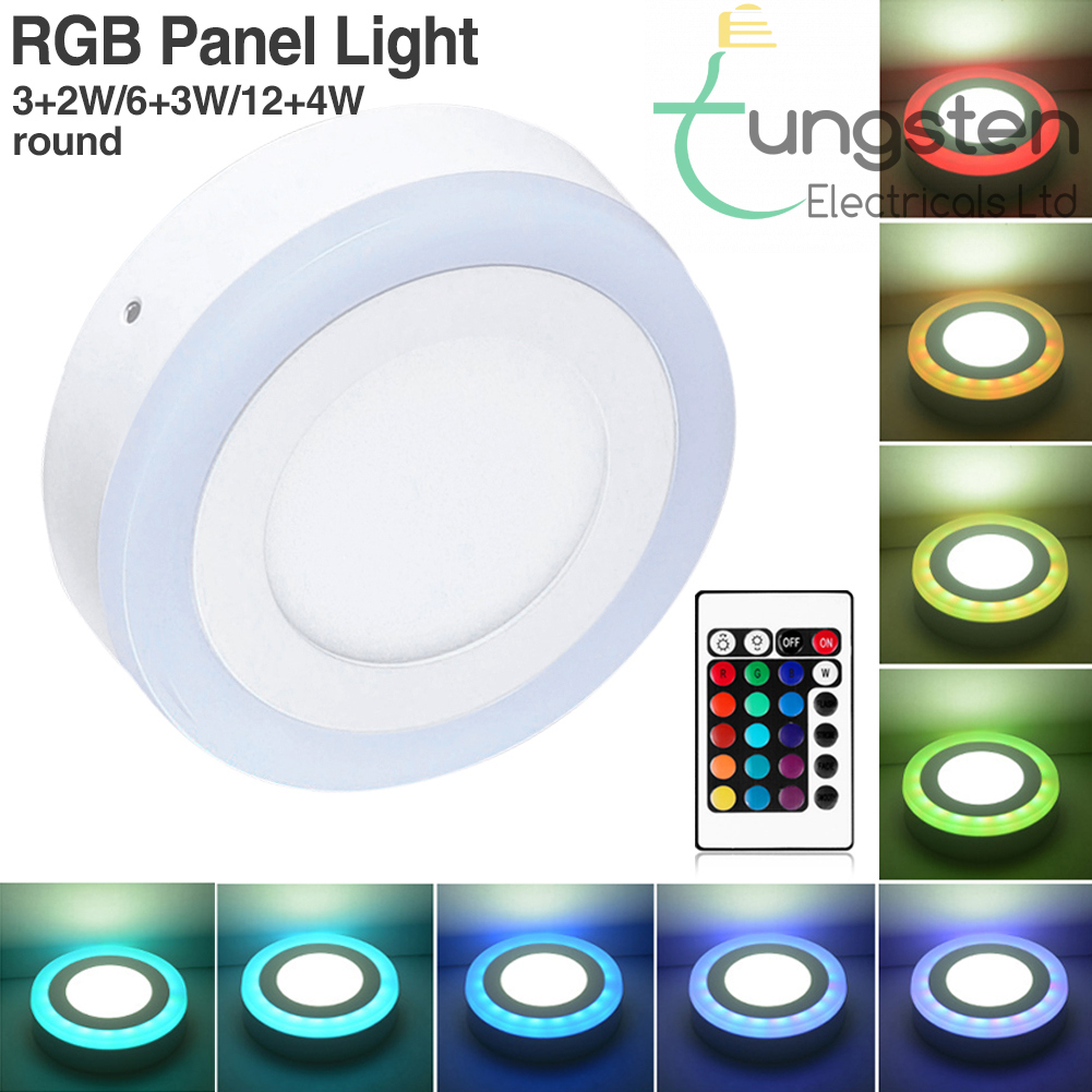 RGB LED Surface panel lights