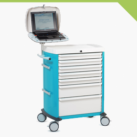 Optimea 10 Dressing Trolley (With Upper Frame)