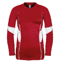 Long sleeve fitting volleyball top