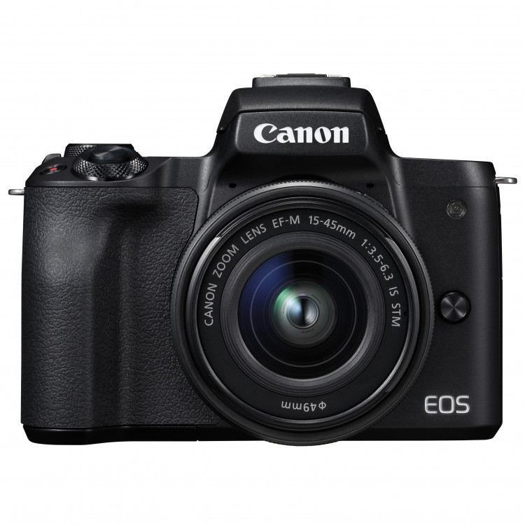 Canon EOS M50 Mirrorless Digital Camera with 15-45mm Lens (Black)
